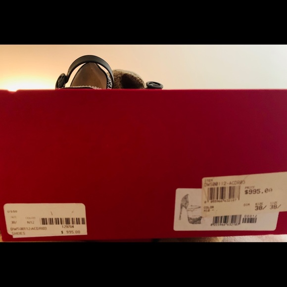 VALENTINO GARAVANI STUDDED MARYJANE STILETTOS 38/9 - Picture 4 of 5